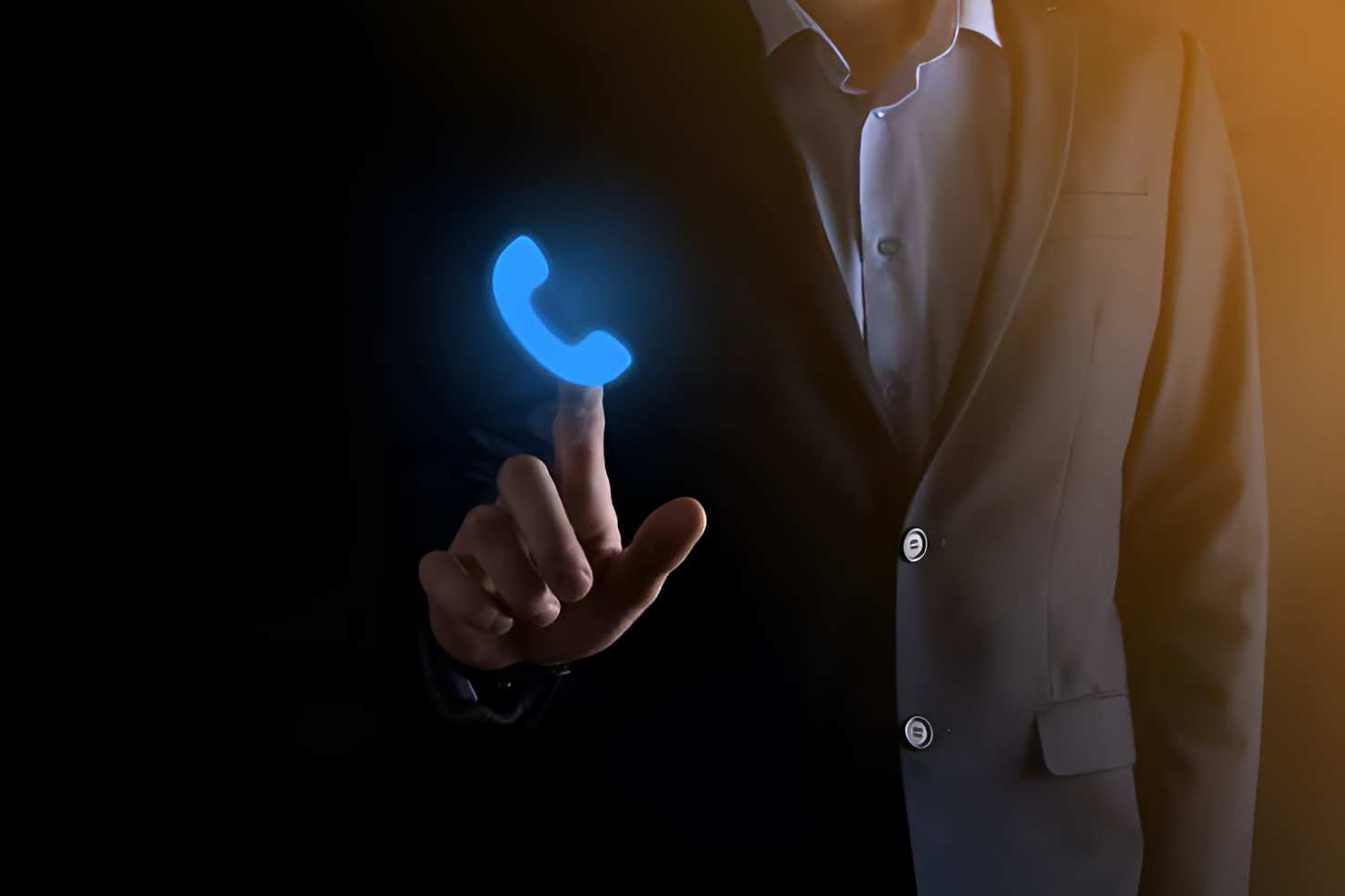 man-clicking-blue-phone-icon man-clicking-blue-phone-icon